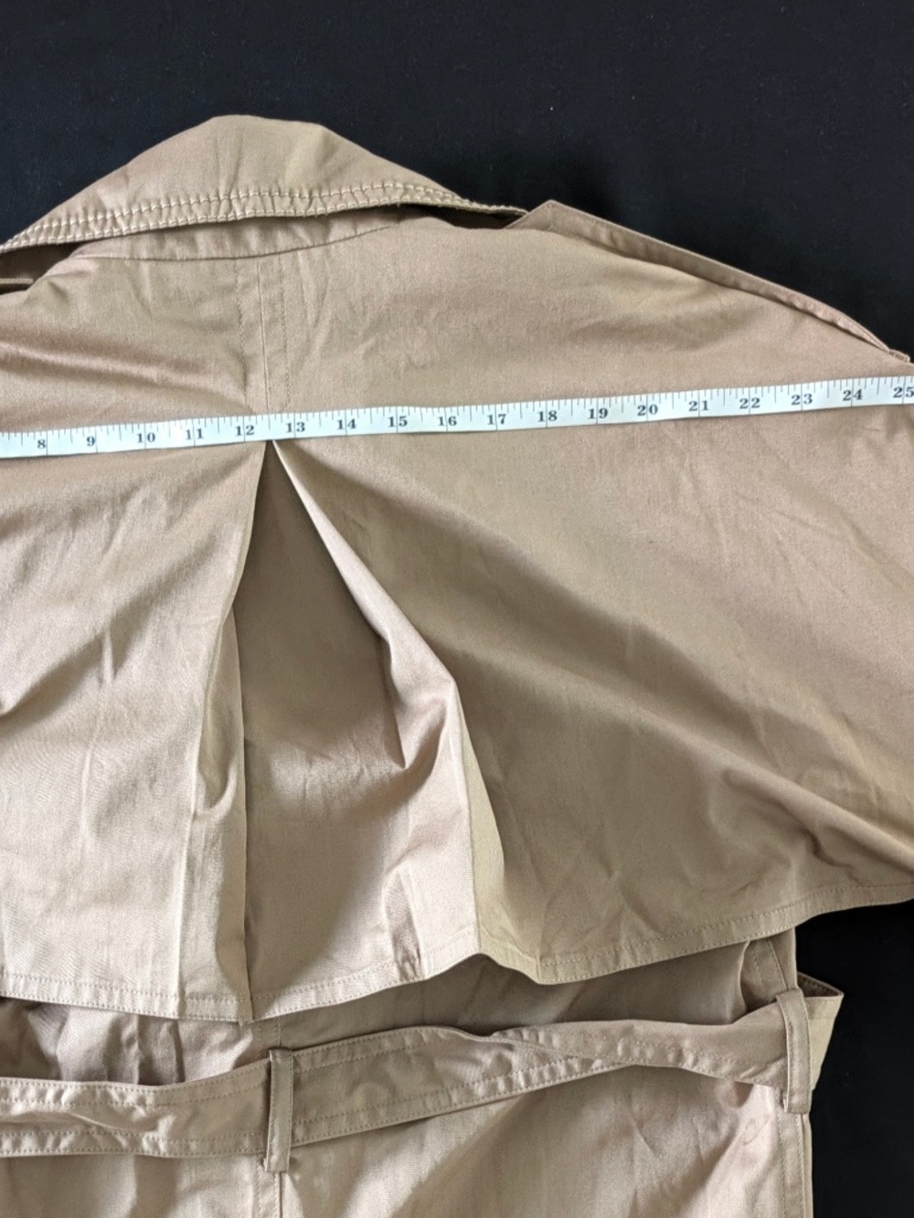 Acne Studios Odande Double Breasted Belted Trench Coat FR 34 US 2 Cold Beige NWT - Picture 13 of 15